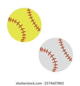 Baseball ball sports vector symbol icon illustration