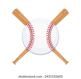 Baseball ball. Baseball Stitches. SoftBall Base Ball. Vector illustration