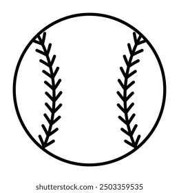 Baseball ball. Baseball in styles from simple black and white to  full colour. Softball, baseball ball in styles, sport equipment. Style vector symbol stock illustration web. 