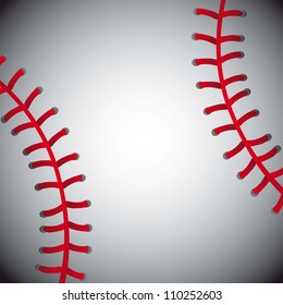 baseball ball, texture background. vector illustration