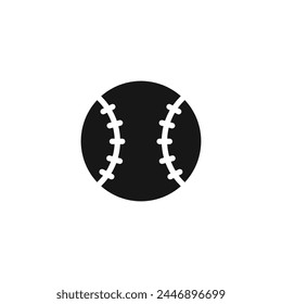 Baseball ball vector. EPS 10 editable vector