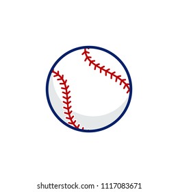 Baseball Ball Vector Icon