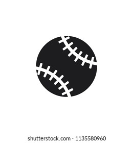 baseball ball vector icon, ball 