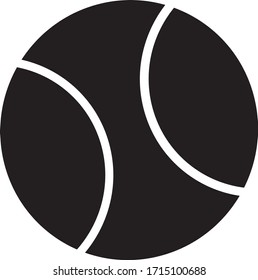 baseball ball vector icon.  illustration sign