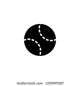 baseball ball vector icon. baseball ball sign on white background. baseball ball icon for web and app