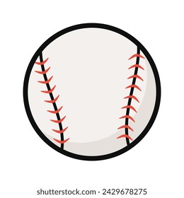 Baseball ball vector illustration, hardball
