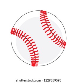 Baseball Ball Vector Illustration Isolated On Stock Vector (Royalty ...