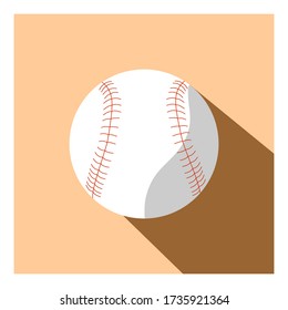 Baseball Ball vector illustration with shadows