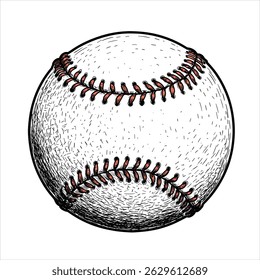 Baseball ball, baseball ball vector, sport equipment
