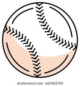 baseball balloon isolated icon