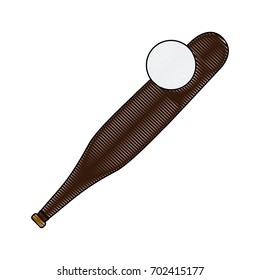baseball bat and ball equipment image