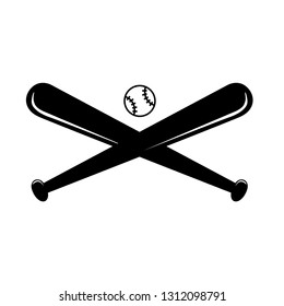  Baseball bat and ball icon