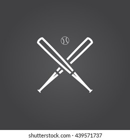 Baseball Bat Ball Icon
