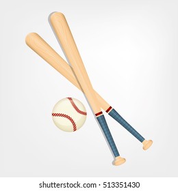 baseball bat ball icon vector illustration graphic design