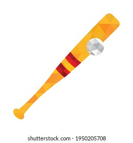 baseball bat and ball illustration