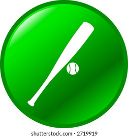 baseball bat and ball sign