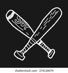 baseball bat doodle