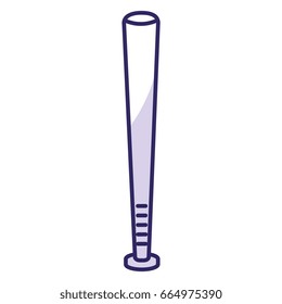 baseball bat equipment isolated icon