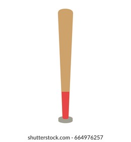 baseball bat equipment isolated icon