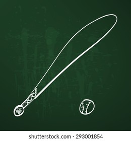 Baseball And Bat Icon