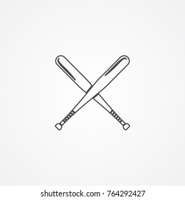 Baseball bat icon