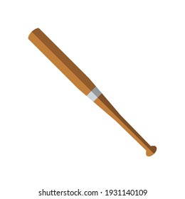 baseball bat icon of color style design vector template