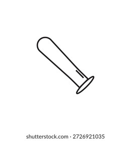 ícone de taco de beisebol ilustração elemento design