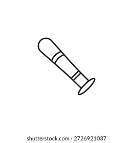 Baseballschläger Symbol Illustration Element Design