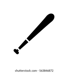 baseball bat icon illustration isolated vector sign symbol