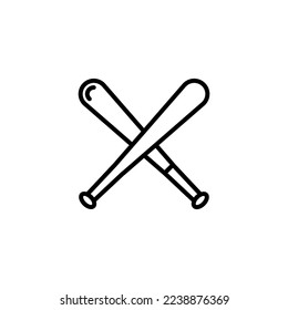 baseball bat icon vector design templates 