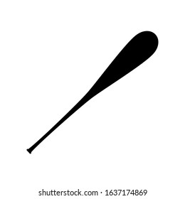 Baseball bat icon vector illustration of baseball bat for web design isolated on white background