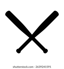 Baseball bat icon vector. Baseball illustration sign. Sport symbol. Softball logo.
