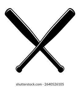 Baseball bat icon vector. Baseball illustration sign. Sport symbol. Softball logo.