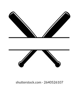 Baseball bat icon vector. Baseball illustration sign. Sport symbol. Softball logo.
