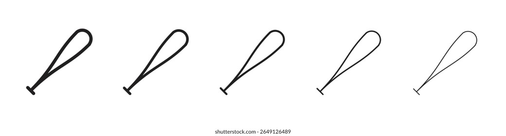 Baseball bat icon vector illustration isolated