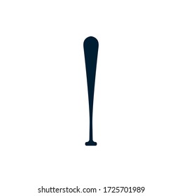 Baseball Bat Icon Vector On White Background