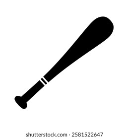 baseball bat icon vector on white background