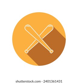 baseball bat icon vector template illustration logo design
