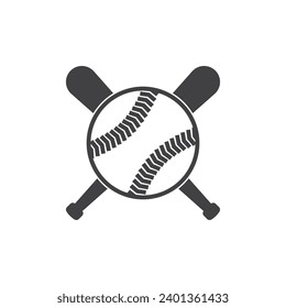 baseball bat icon vector template illustration logo design