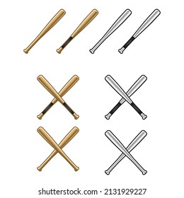 Baseball Bat Illustration, vector illustration