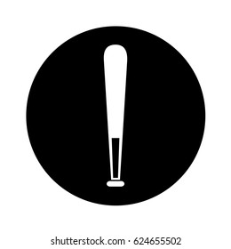 baseball bat isolated icon