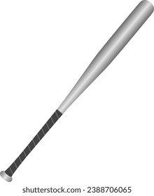 El bate de béisbol aislado de fondo blanco