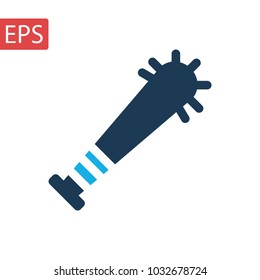 Baseball bat. Baseball single icon in black style vector symbol stock illustration web.