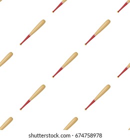 Baseball bat. Baseball single icon in cartoon style vector symbol stock illustration web.