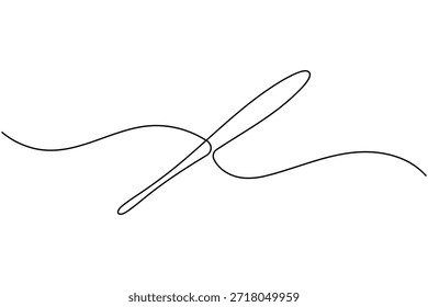 Icono de bate de béisbol deportivo continuo de una línea dibujando sobre fondo blanco Ilustración vectorial de contorno de símbolo de palo de entrenamiento minimalista