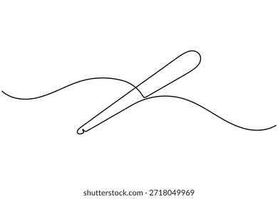 Icono de bate de béisbol deportivo continuo de una línea dibujando sobre fondo blanco Ilustración vectorial de contorno de símbolo de palo de entrenamiento minimalista