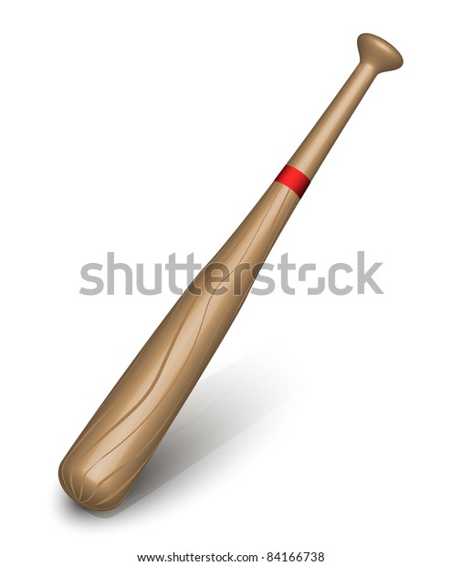 Baseball Bat Vector Stock Vector (Royalty Free) 84166738