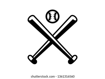 Baseball bat vector. EPS 10