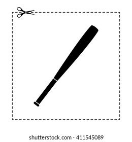 baseball bat vector icon