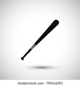 Baseball Bat Vector Icon